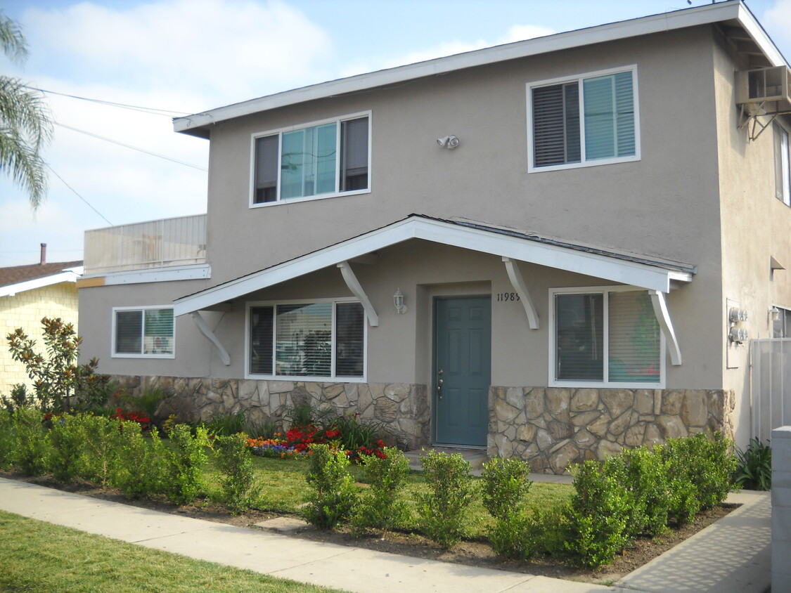 Street view (unit is upstairs of back building) - 11989 Sycamore St