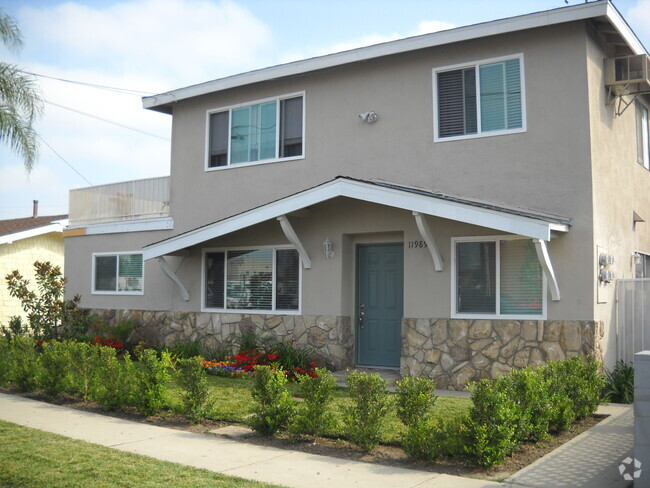 Street view (unit is upstairs of back building) - 11989 Sycamore St