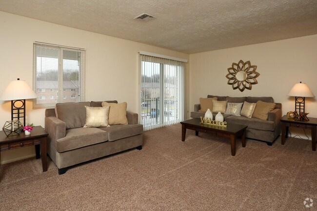 Sala de estar de dos dormitorios - Mill Creek Village