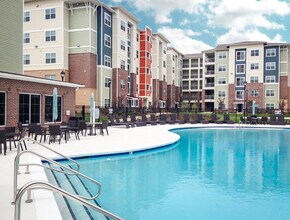 Edge pool area - The Edge Apartments and Townhomes