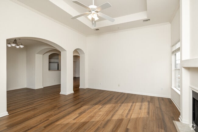 The Plantation - 3BR, 2BA - 1,756SF - Living Room - Legacy Oaks at Spring Hill Apartments