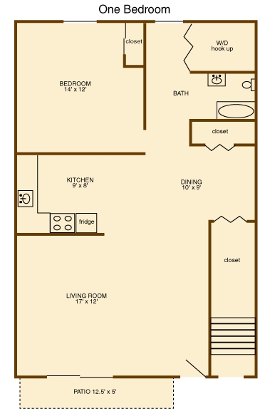 1BR/1BA - Vineland 86 Apartments