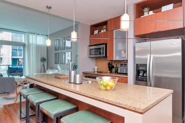 Modern kitchen with stainless steel appliances - 111 N 12th St