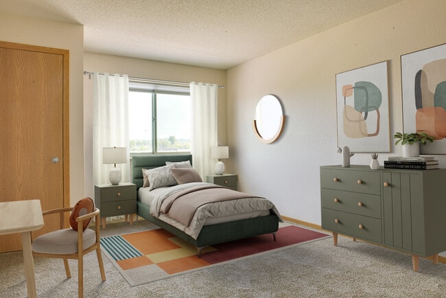 2BR, 2BA - B Bedroom - University Village Apartments