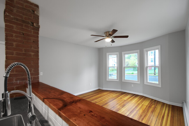 Living Room w/ 100+ Yr Old Original Hardwood Floors - 30 Cooper St