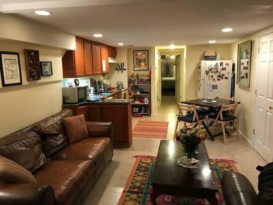 Living room and kitchen view - 1119 I St NE