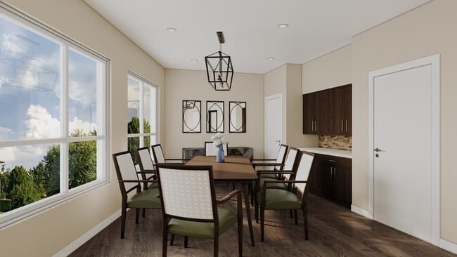 Family Dining Room - Lofts on Rose - 62+