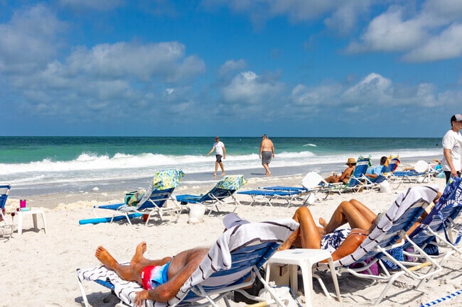 Treasure Island residents have the luxury of being able to walk to the beach.