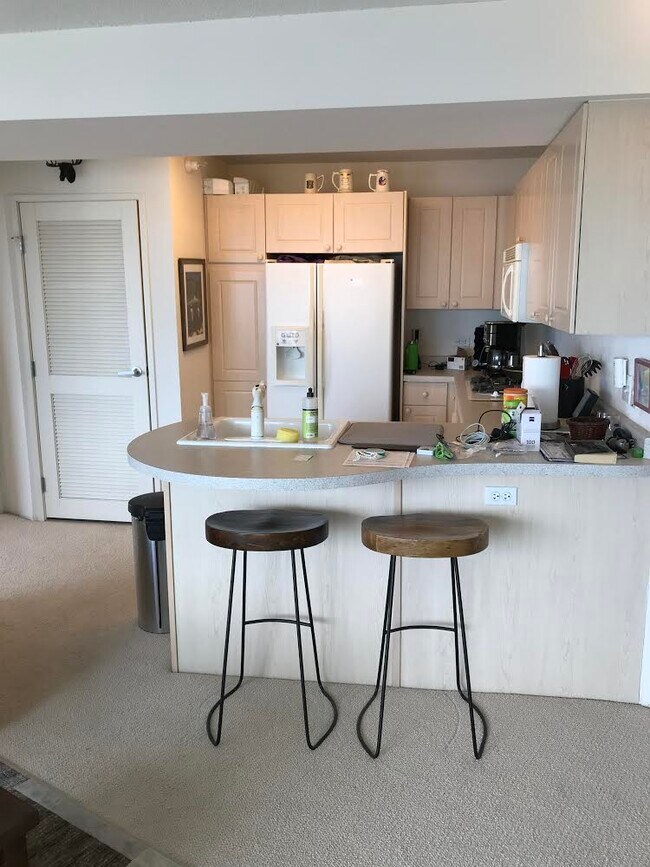 Kitchen view from Living Area - 1720 Maple Ave