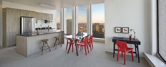 Living Room Area With Outside View - 777 Main