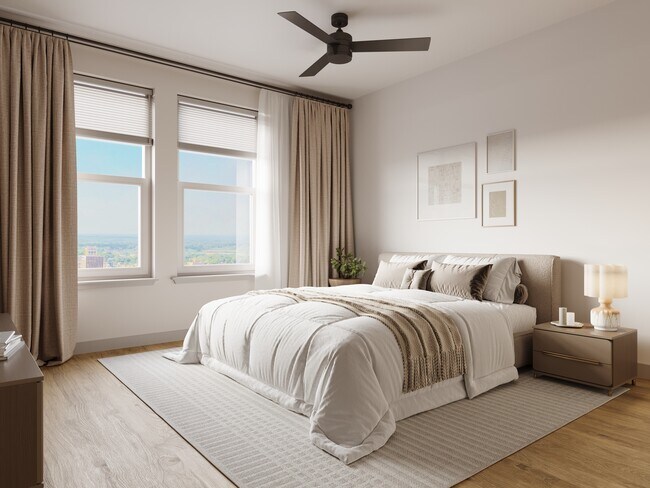 Representación gráfica de las viviendas del complejo de apartamentos The Flats at Crosspointe. - The Flats at Crosspointe