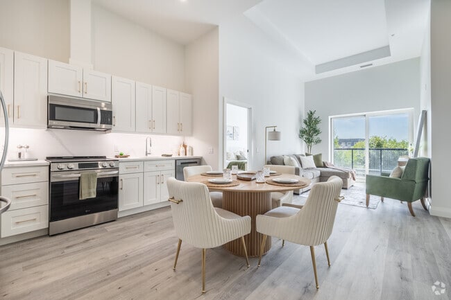 2BR, 2BA - 916SF - Dining Room - The Palmer Residences