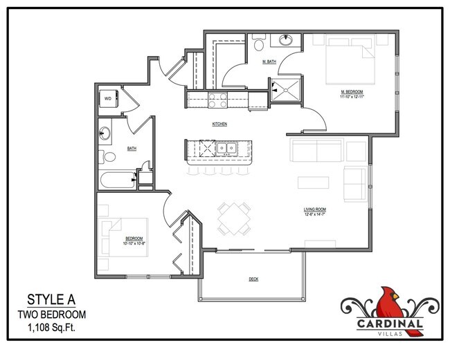 Foto del edificio - Spacious 2-Bedroom/2-Bath on third/top floor, END unit #308, available 06/01/2026