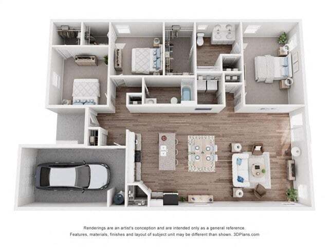 Plano de planta - Carolina Crossing