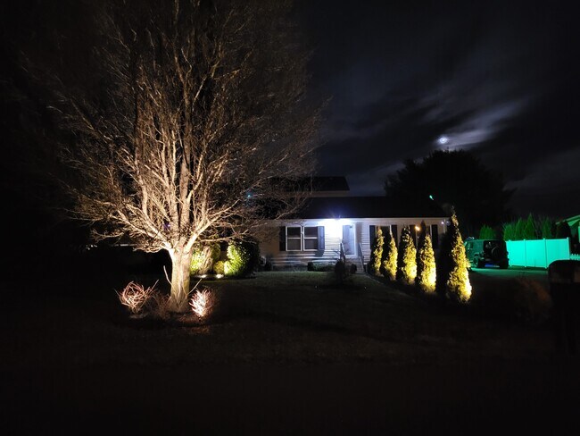 Front at Night - 20911 Pickwicke Rd