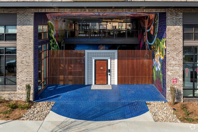 Resident Entrance - The Upton