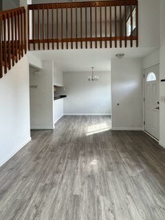 Living room & dining room - 3400 Grissom Cir Townhome