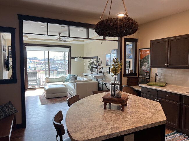 Kitchen into living room (this unit is not furnished) - 1505 Front Porch Pl