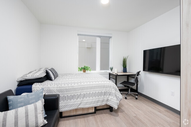 Studio, 1BA - 344-474SF - Theory U District Apartments