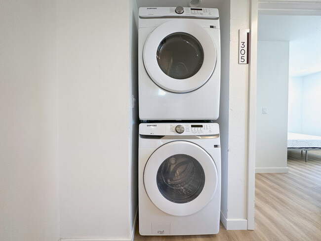 Shared Laundry in Unit - 1654 W35th Private Suite—Co-living Life