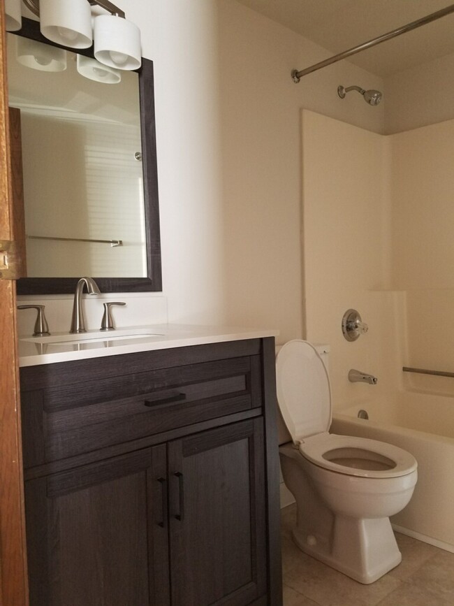 Unit A (1BR)- Bathroom Space - Athens Station Apartments