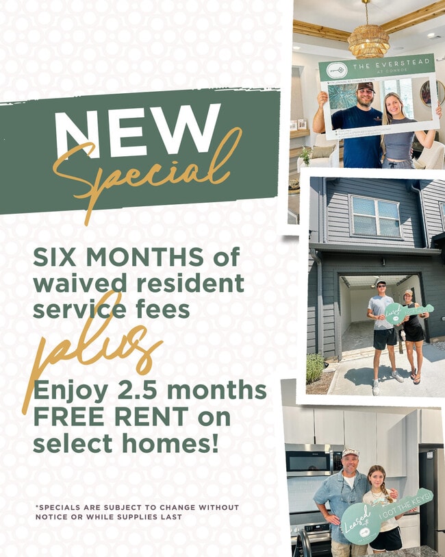 September 2025 Move-in Specials - The Everstead at Conroe