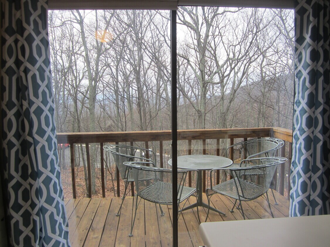 Seasonal View From Kitchen - 789 Laurelwood