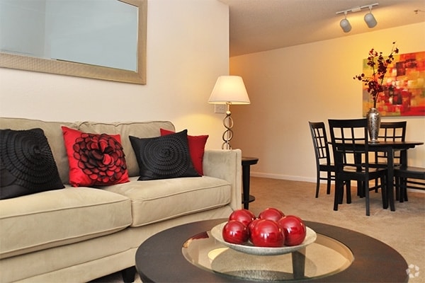Living Room - The Crossings at Short Pump