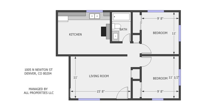 Floor Plan - 1005 Newton St