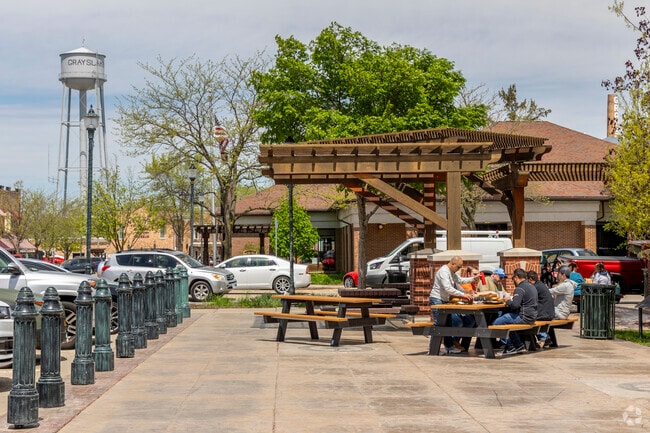 With outdoor seating, Grayslake is a great place to stop and have lunch with friends.