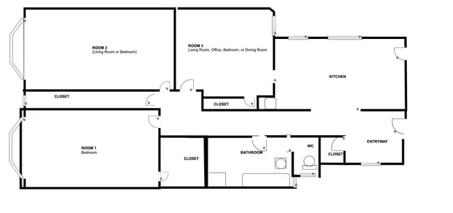flexible floorplan - 1267 Chestnut St
