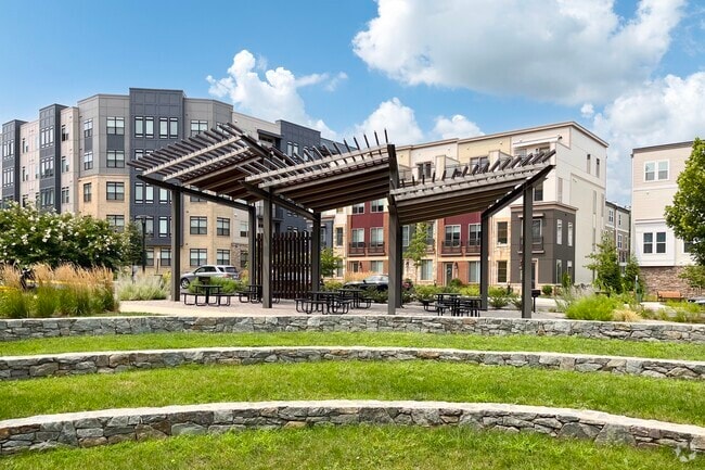 Beautifully landscaped public spaces foster community in Chantilly.