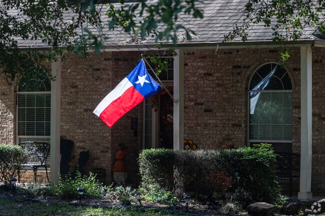 Texas pride is evident when you drive throughout the neighborhoods in Karen.