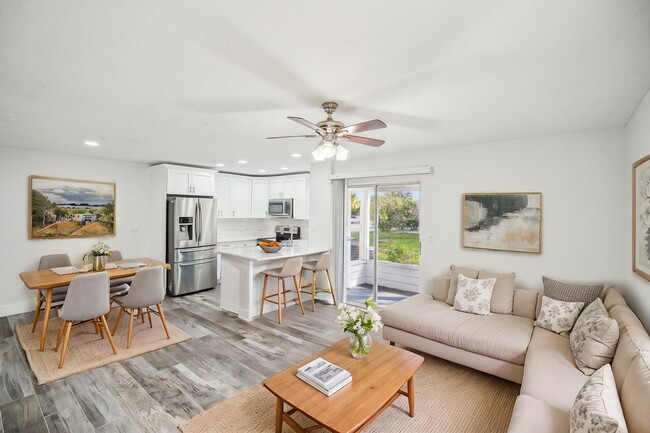 Living Area - South Bay Apartments