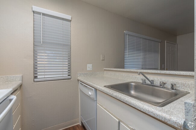1 habitación, 1 baño - 585 pies cuadrados - Cocina - Brockford Place Apartments