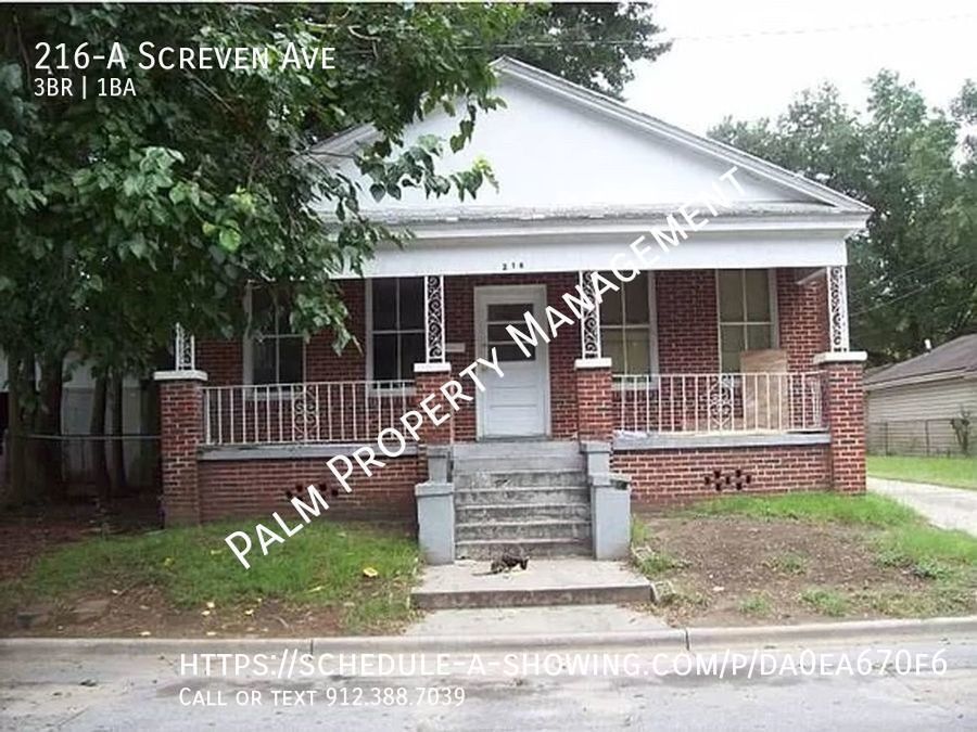 216 Screven Ave, Savannah, GA 31404 House Rental in Savannah, GA