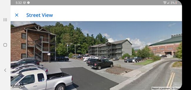 Cheswyck condos to the left. Holmes Convocation Center to right - 140 Faculty St