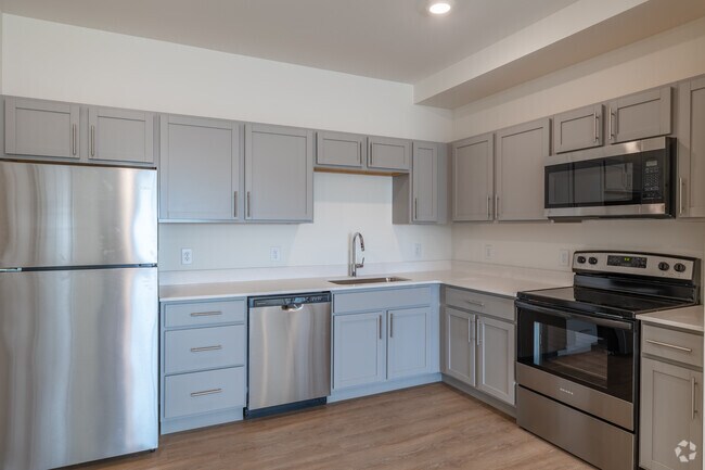 2 habitaciones, 2 baños - 1051 pies cuadrados - Cocina - Fairway Flats Apartments