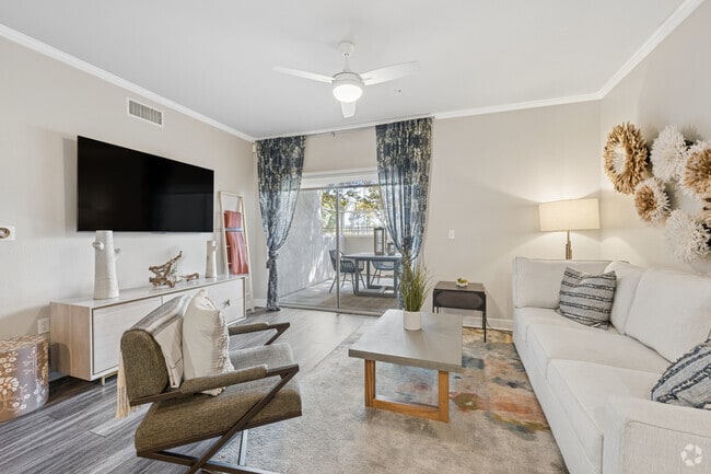 The Tranquility - 2BR, 2BA - 1,096SF - Living Room - Ironwood Apartments