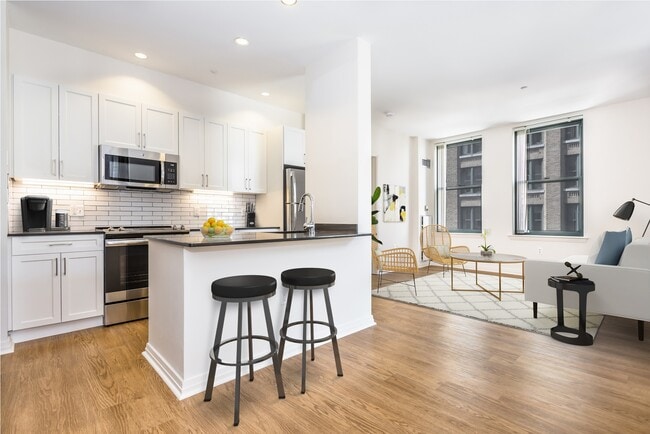 LivingRoomDiningRoom2A - Modern-Scandinavian - One India Street Apartments