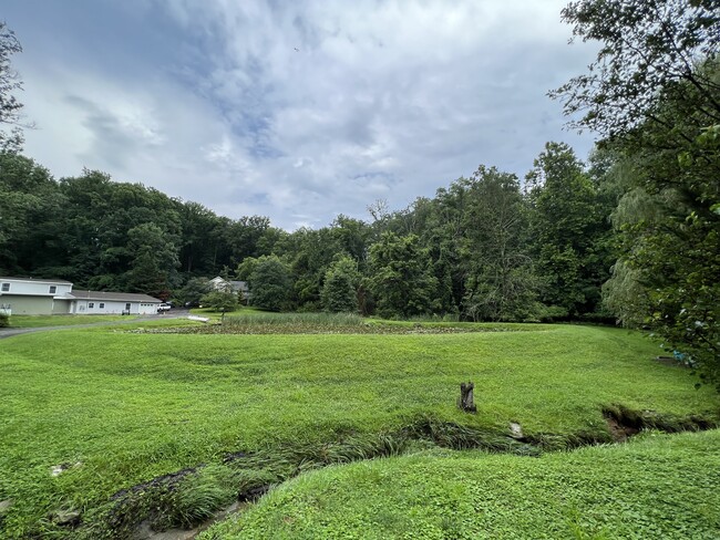 Pond and house view - 8895 Frederick Rd