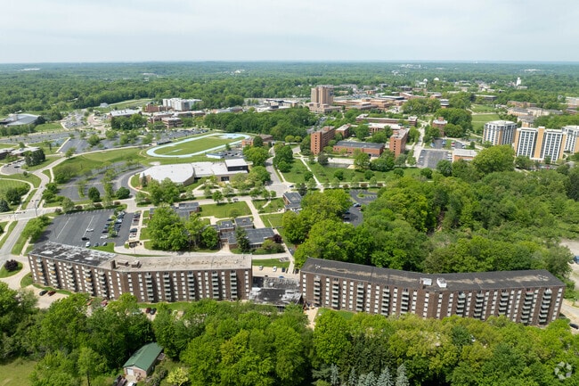 Aerial Photo - College Towers