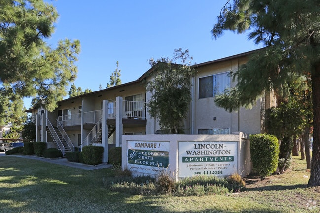 Lincoln Washington Apartments Rentals El Cajon Ca Home California El Cajon Lincoln Washington Apartments Primary Photo