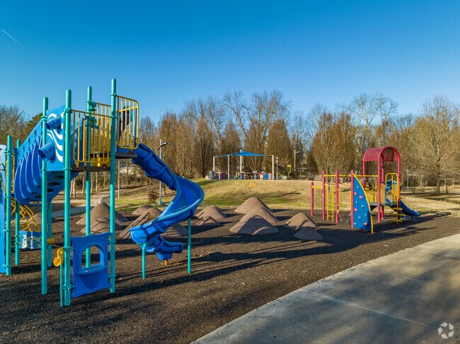 D.H. Stanton Park has several play structures.