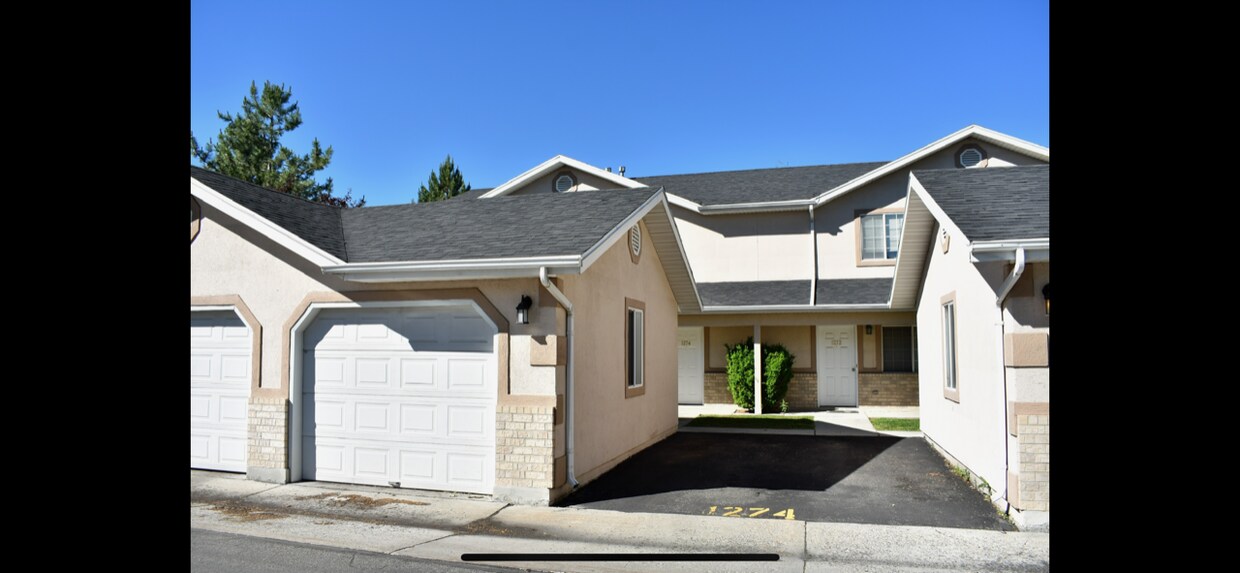 Exterior and one car garage - 1274 S 170 W