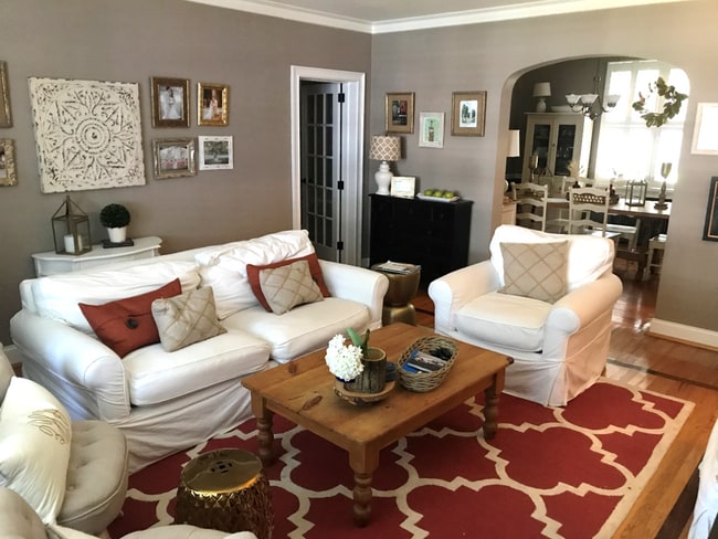 Den as you walk in from the front door. - 1337 E. Morehead Street