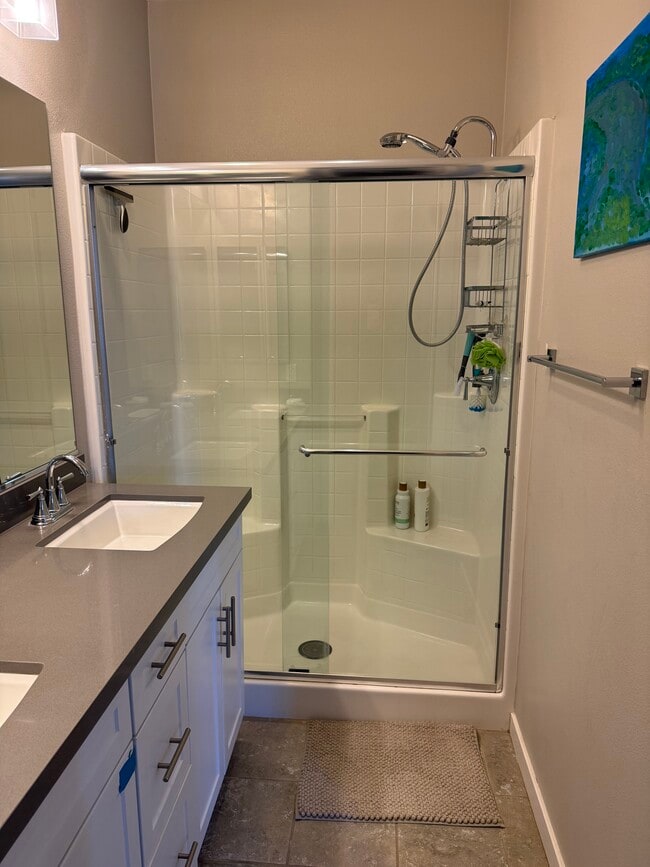Walk-in shower - 715 S Azusa Ave