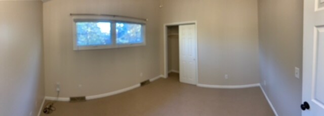 upstairs bedroom #1 (identical dimensions to #2) with closet - 8329 Santa Fe Ln