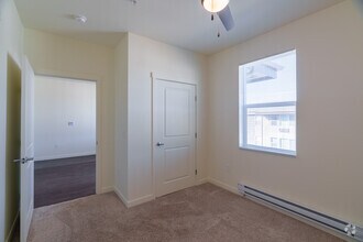 1BR, 1BA - 646SF - Bedroom - Range View Apartments