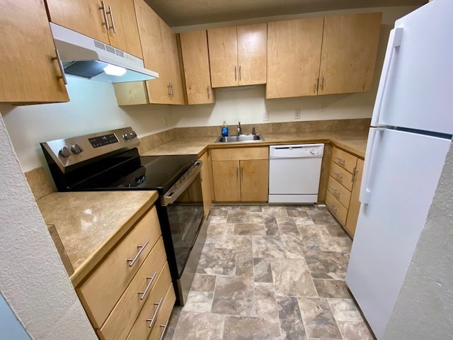 new range, refrigerator, & floor - 19364 NW Mahama Way
